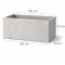 Donica Betonowa Termo 100x50x50cm