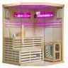 Sauna sucha z piecem EA narożna