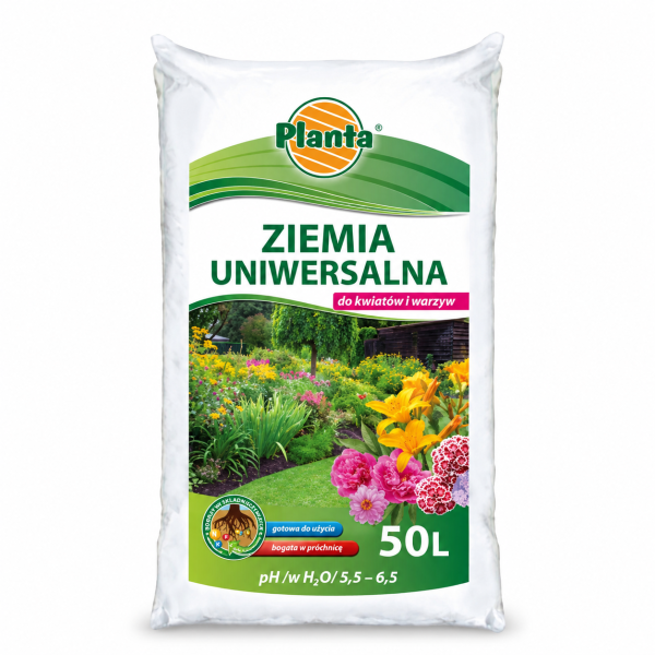 Ziemia Planta Uniwesalna do kwiatów i warzyw 50 l