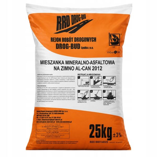 Asfalt na zimno 25kg