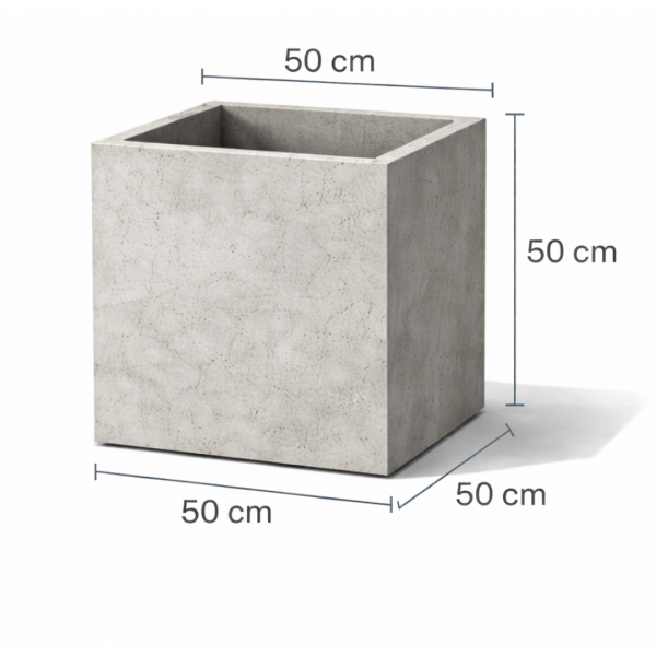 Donica betonowa 50x50x50