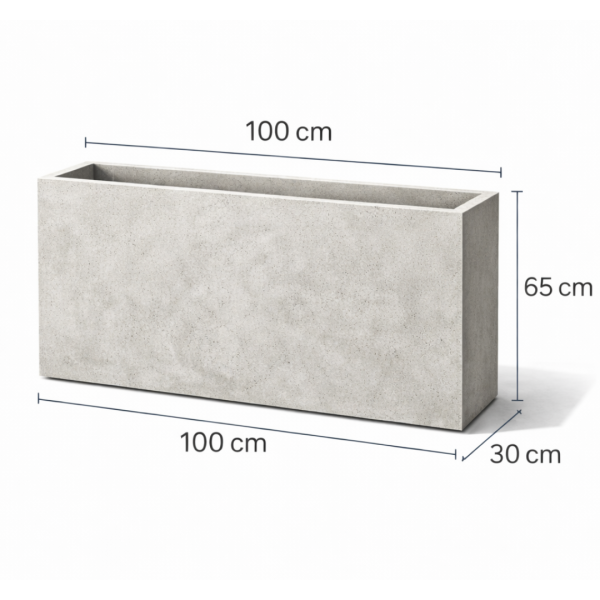 Donica Betonowa 100x30x65cm
