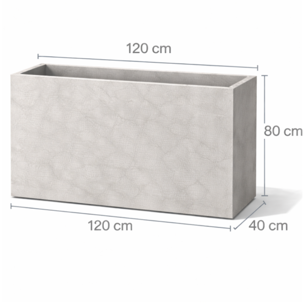 Donica Betonowa 120x40x80cm