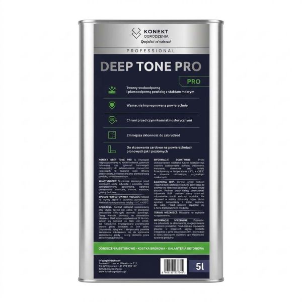 Impregnat rozpuszczalnikowy deep tone pro konekt 5 L