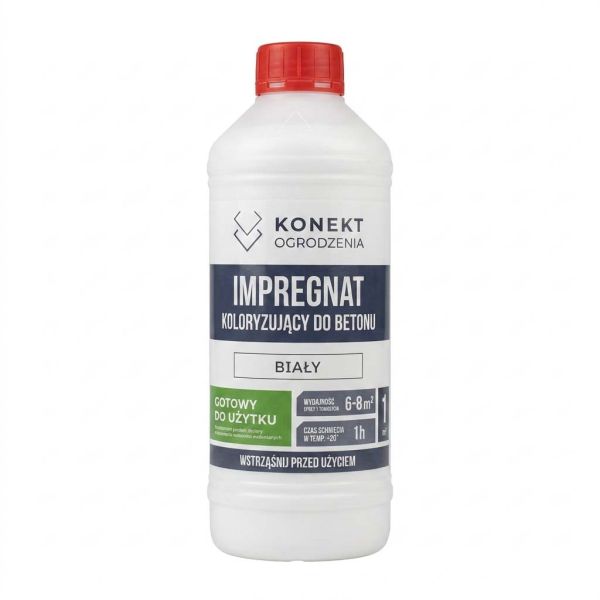 Impregnat koloryzujący biały konekt 1L