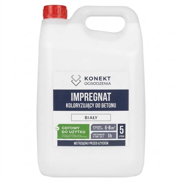 Impregnat koloryzujący biały konekt 5L