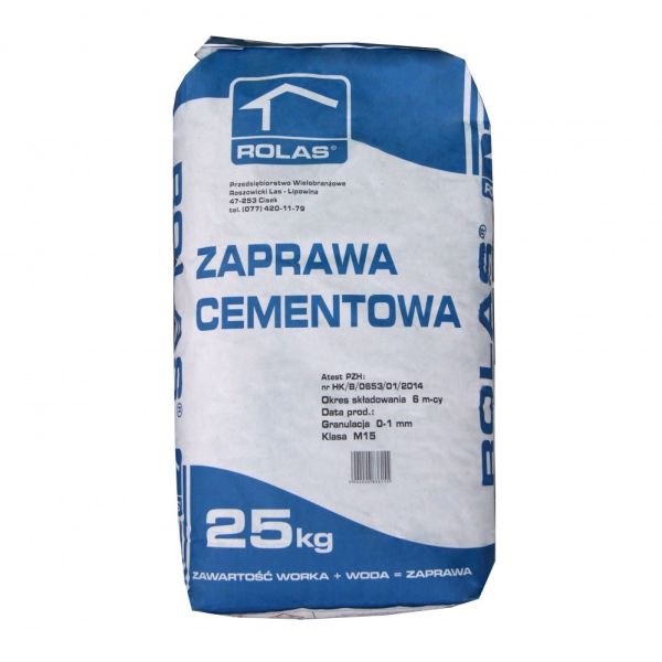 Rolas zaprawa cementowa 25 kg