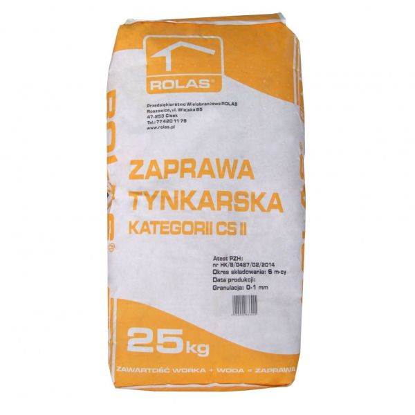 Rolas zaprawa tynkarska 25 kg
