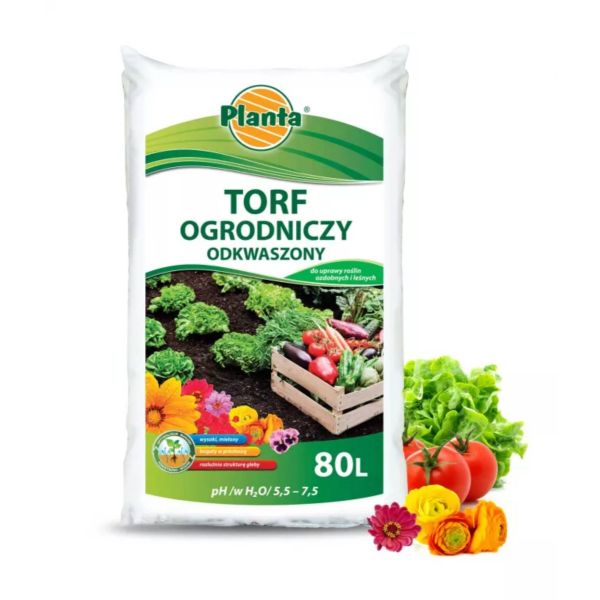 Torf Planta ogrodniczy odkwaszony 80 l