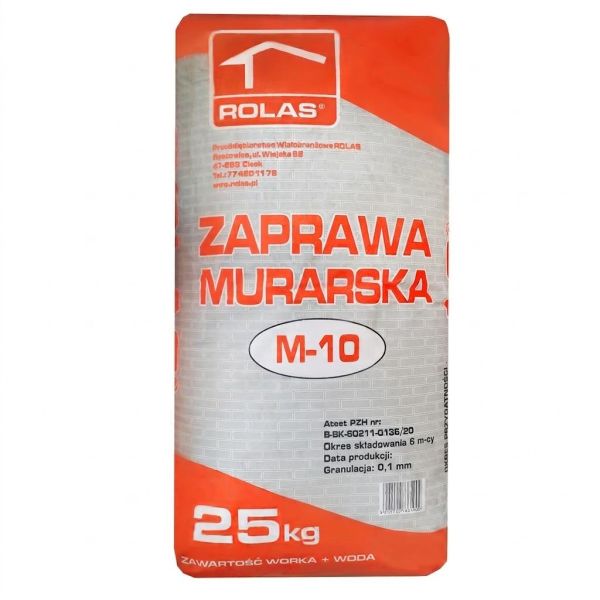 Rolas zaprawa murarska 25 kg