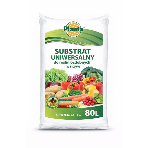 Ziemia Planta Substrat uniwersalny do roślin ozdobnych i warzyw 80 l