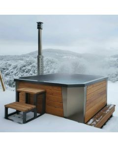 Jacuzzi ogrodowe 5 osobowe POPRAD H - hybrydowa