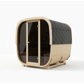 Sauna ogrodowa Quadro Glass Maxi 200 × 200 cm