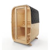 Sauna ogrodowa Quadro Glass Mini 140 × 140 cm