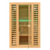 Sauna sucha z piecem EL z drewna hemlock