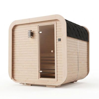 Sauna ogrodowa Quadro Premium 200 × 200 cm