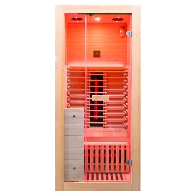 Sauna na podczerwień B1FS 1-osobowa Full Spectrum z kamieniem solnym