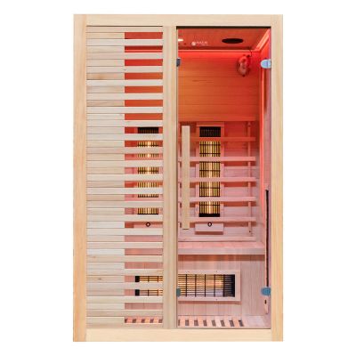 Sauna na podczerwień C z kamieniem solnym