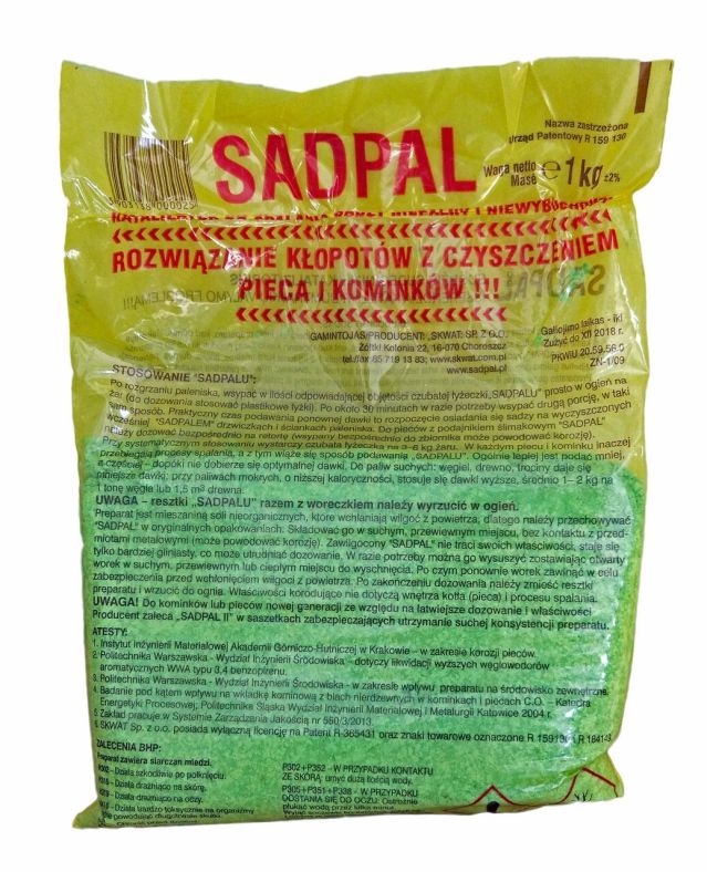 Sadpal katalizator do spalania sadzy 1 kg