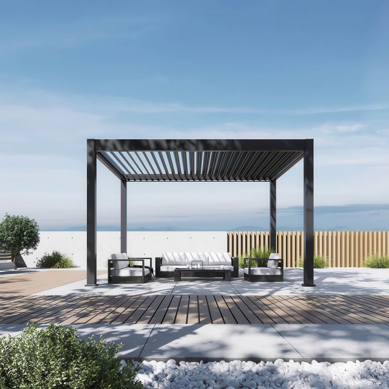 Pergola elektryczna Elite Lux Horizon AUTOMATIC z oświetleniem LED