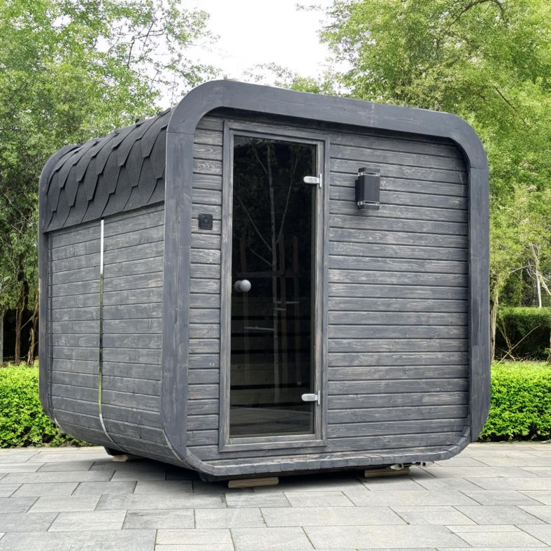Sauna ogrodowa Quadro Premium 200 × 200 cm