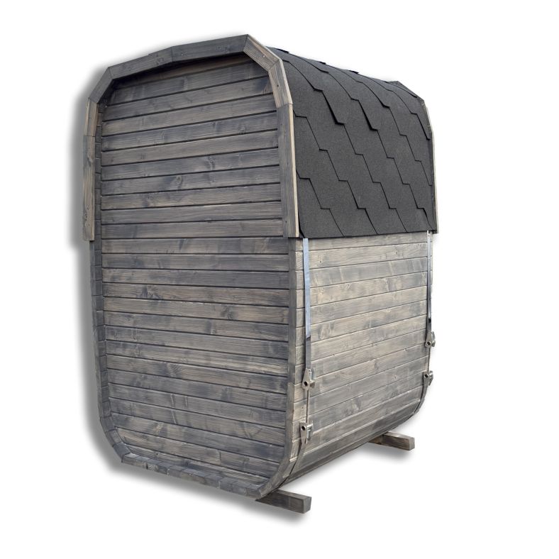 Sauna ogrodowa Quadro Glass Mini 140 × 140 cm