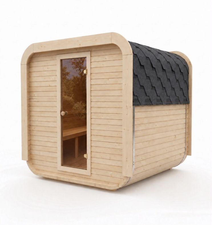 Sauna ogrodowa Quadro 200 × 200 cm