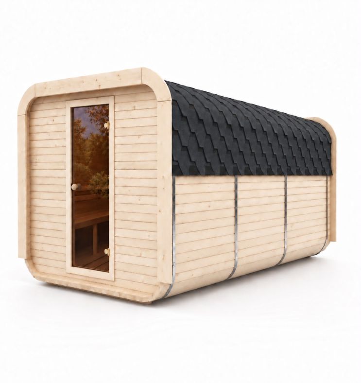 Sauna ogrodowa Quadro 200 × 300 cm