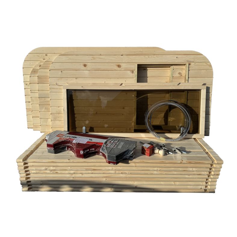 Sauna ogrodowa Quadro 200 × 200 cm