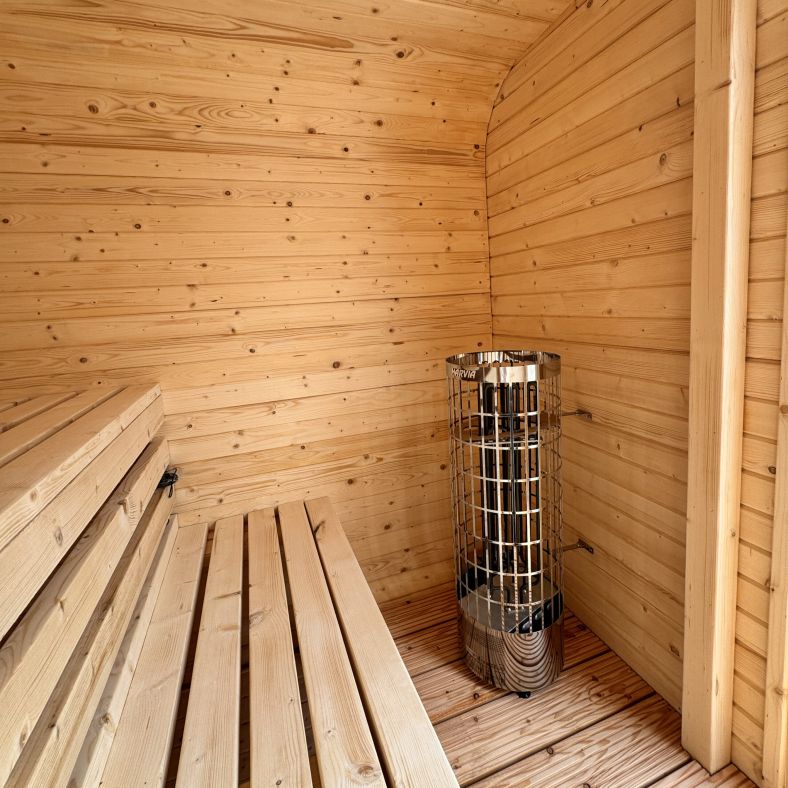 Sauna ogrodowa Quadro Premium 200 × 200 cm
