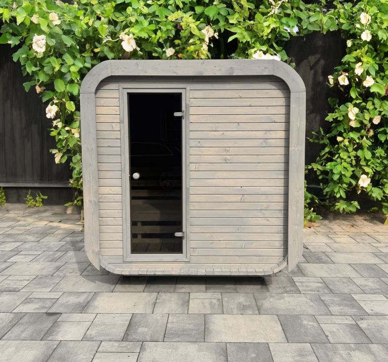 Sauna ogrodowa Quadro Premium 200 × 200 cm