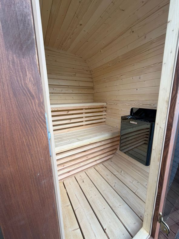 Sauna ogrodowa Quadro Glass Maxi 200 × 300 cm