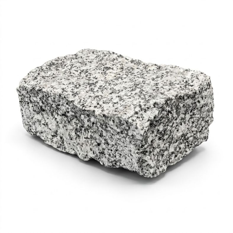 Cegiełka granitowa szara łupana 5/10/20 cm