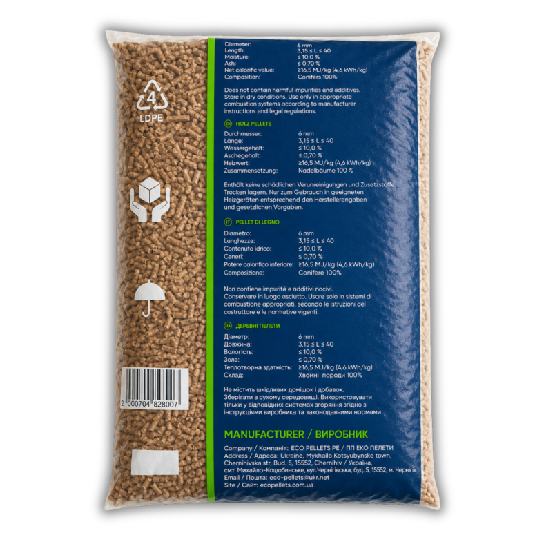 Pellet ECO PELLETS Premium 6mm
