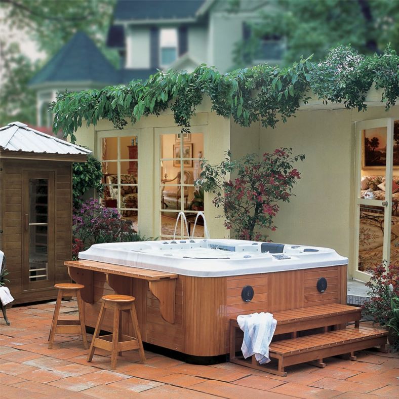 Wanna SPA ogrodowa MOG-1838 z hydromasażem – 5 osób