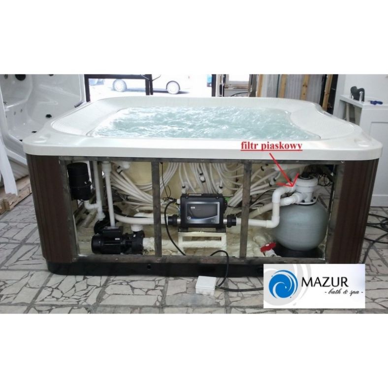 Wanna SPA ogrodowa MOG-1307 z hydromasażem – 5 osób