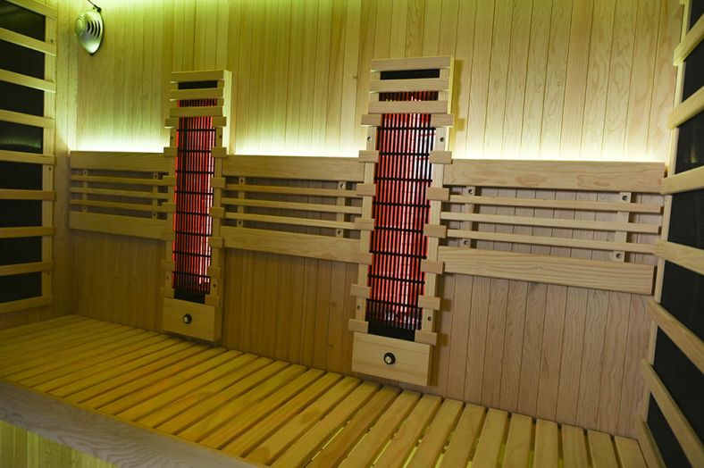 Sauna na podczerwień Full Carbon EA4RT LUX czarna 180 × 180 cm