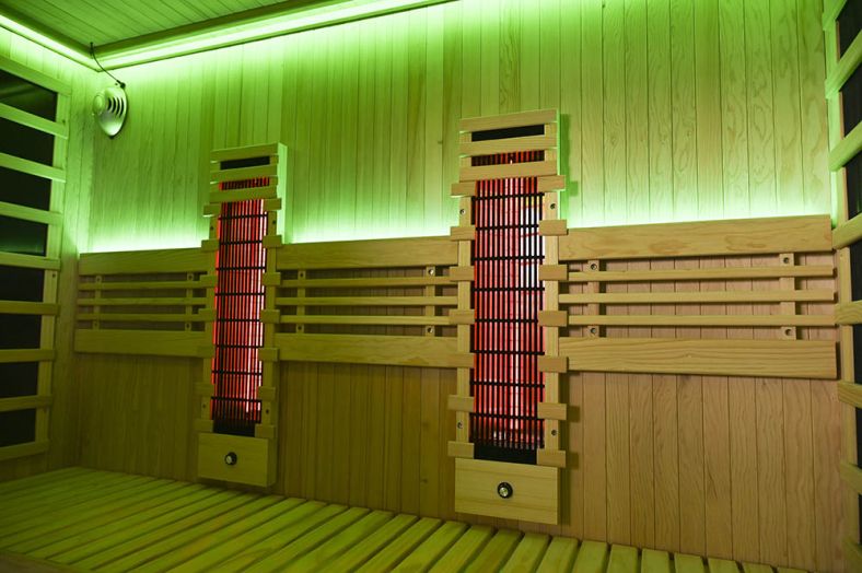 Sauna na podczerwień Full Carbon EA4RT LUX czarna 180 × 180 cm