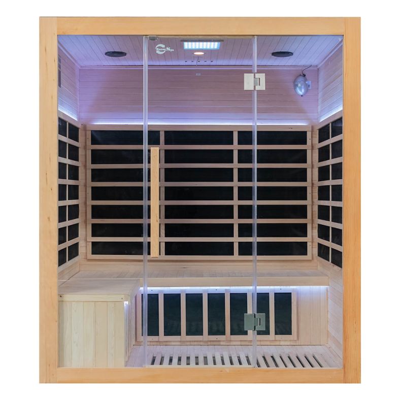 Sauna na podczerwień Full Carbon EA4T-B 4-osobowa 175 × 130 cm