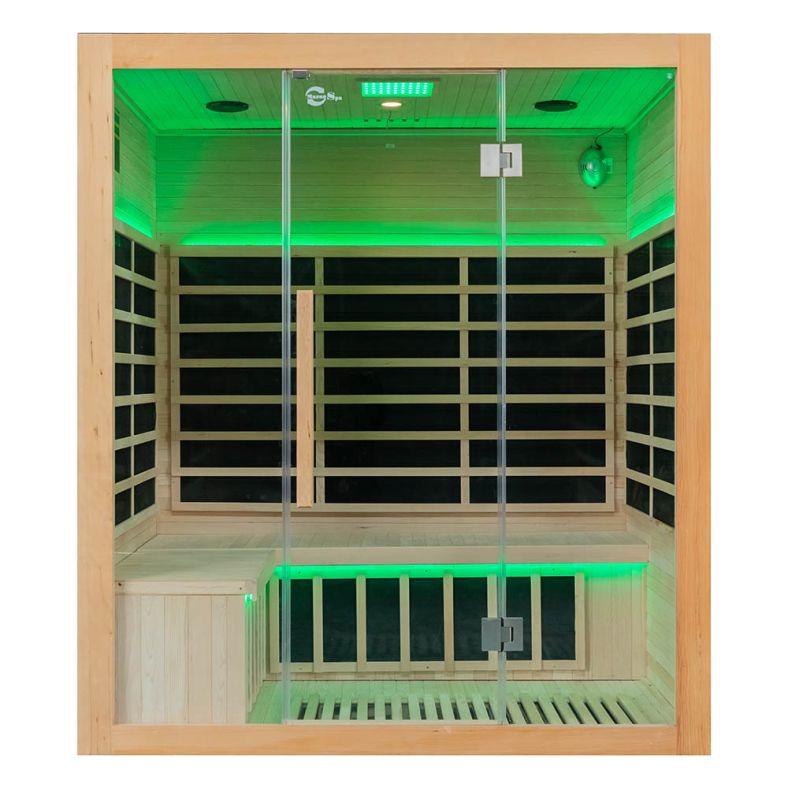 Sauna na podczerwień Full Carbon EA4T-B 4-osobowa 175 × 130 cm