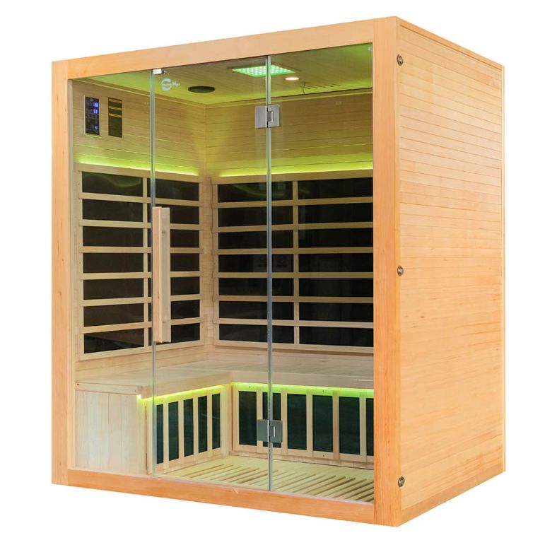 Sauna na podczerwień Full Carbon EA4T-B 4-osobowa 175 × 130 cm