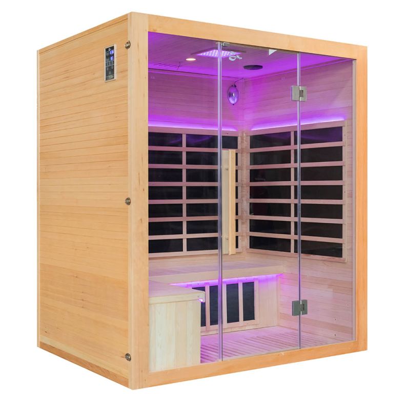 Sauna na podczerwień Full Carbon EA4T-B 4-osobowa 175 × 130 cm
