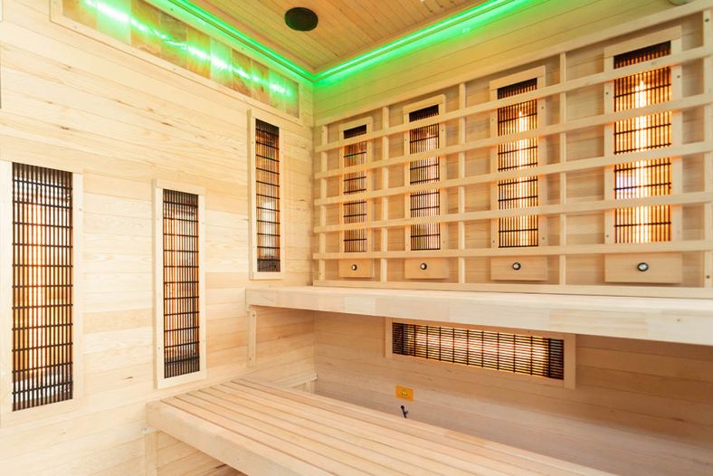 Sauna na podczerwień EP4RS 4-osobowa – wersja lewa lub prawa