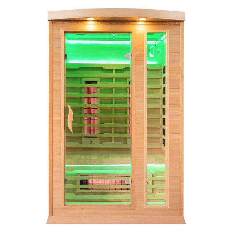 Sauna na podczerwień A2 PR 2-osobowa 120 × 105 cm