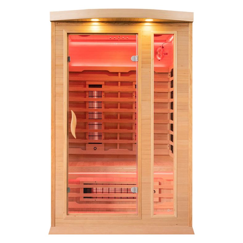 Sauna na podczerwień A2 PR 2-osobowa 120 × 105 cm