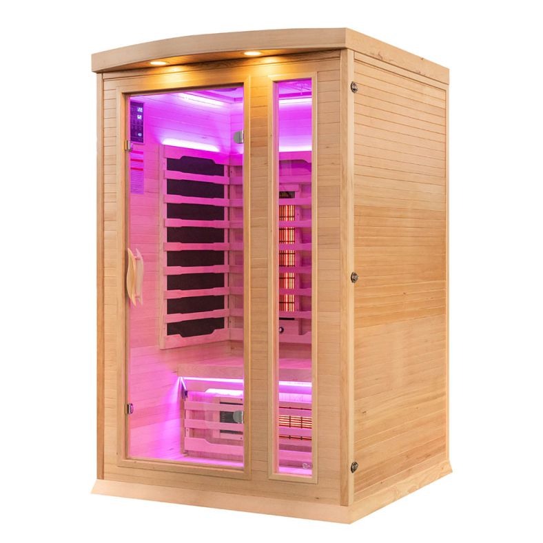 Sauna na podczerwień A2 PR 2-osobowa 120 × 105 cm