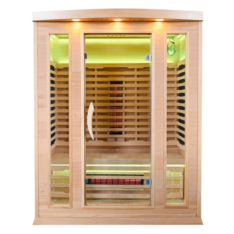 Sauna na podczerwień A3R LUX 3-osobowa 150 × 105 cm