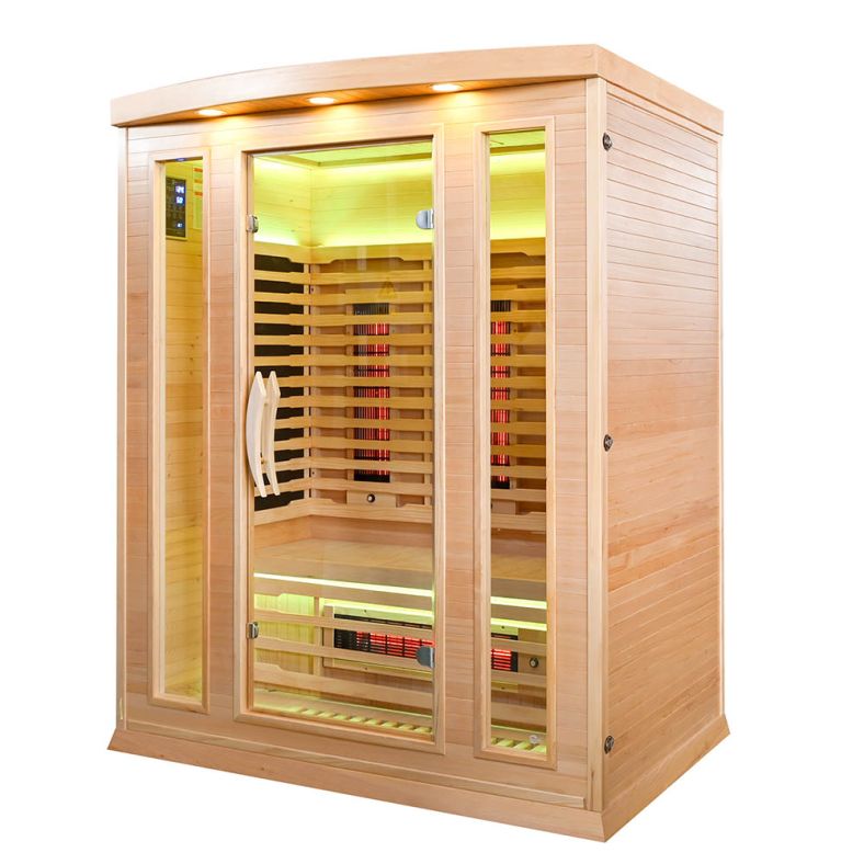 Sauna na podczerwień A3R LUX 3-osobowa 150 × 105 cm