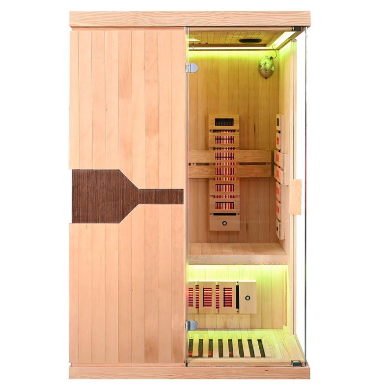Sauna na podczerwień B2 PR 2-osobowa 120 × 105 cm