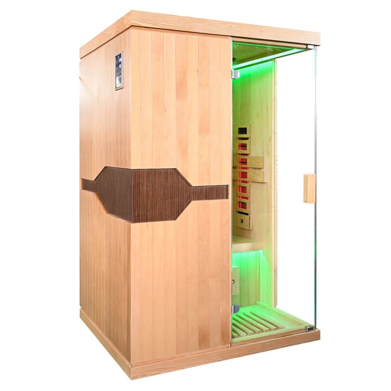 Sauna na podczerwień B2 PR 2-osobowa 120 × 105 cm